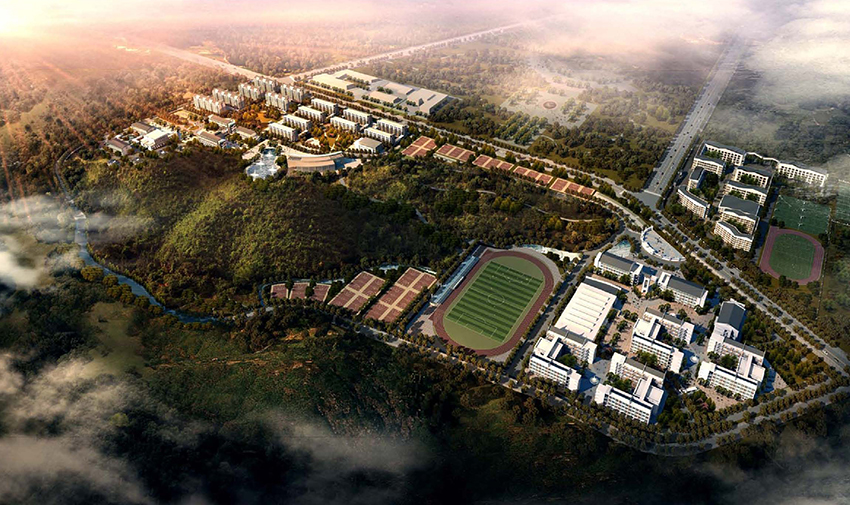 赣州市安远县教育园区一中教学区及体育场市政景观工程